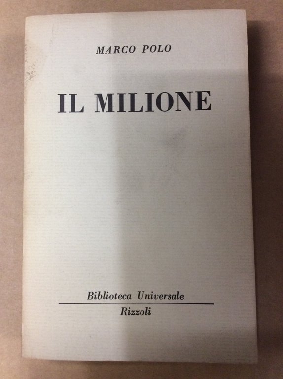 IL MILIONE.