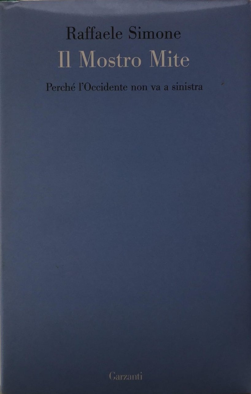 IL MOSTRO MITE. PERCHÉ L'OCCIDENTE NON VA A SINISTRA. | Immagine principale