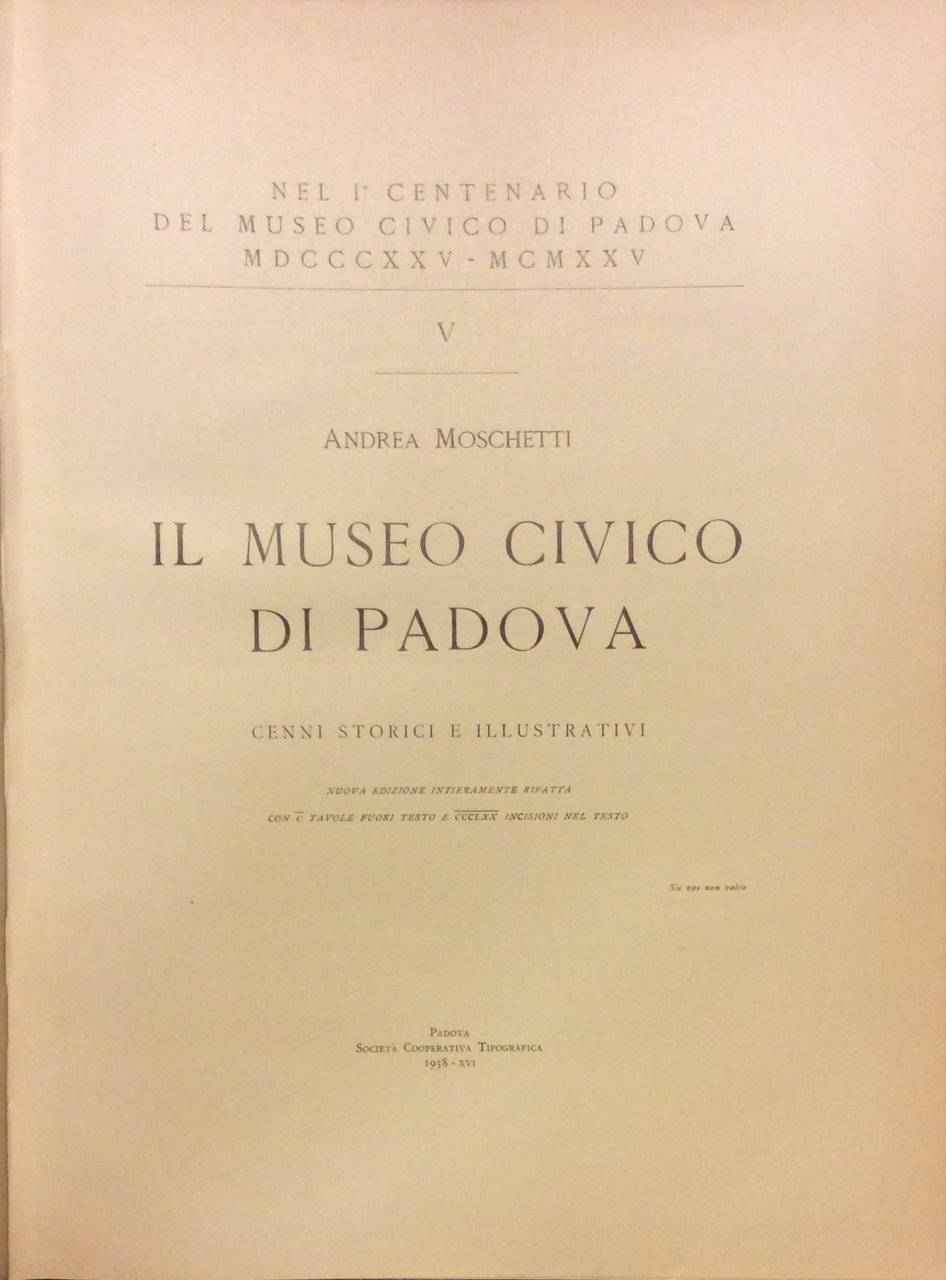 IL MUSEO CIVICO DI PADOVA. - Cenni storici e illustrativi. … | Immagine principale