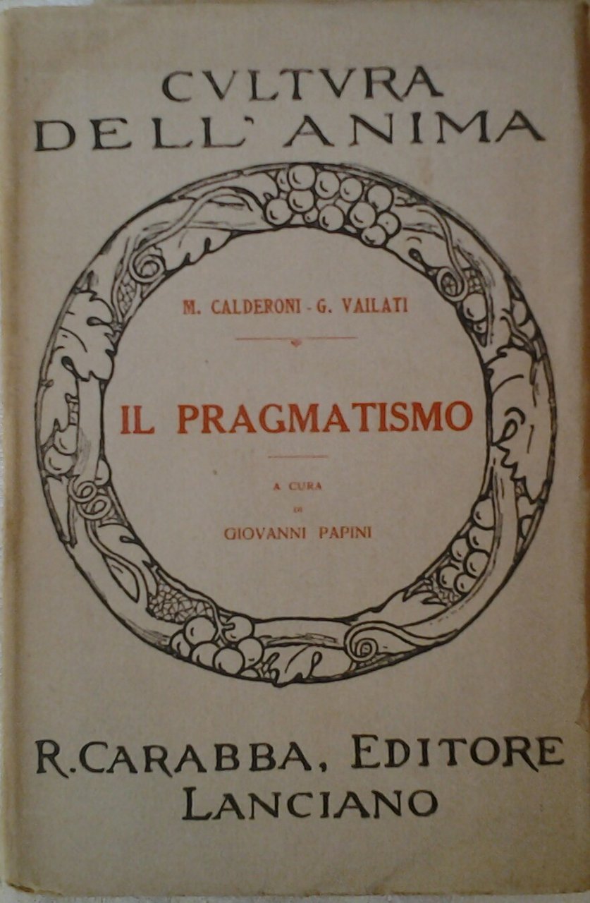 IL PRAGMATISMO. | Immagine principale