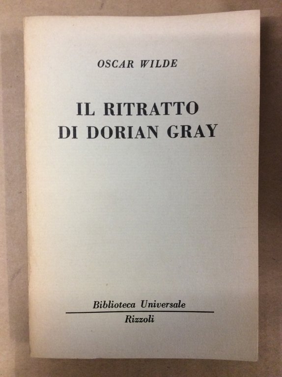 IL RITRATTO DI DORIAN GRAY.