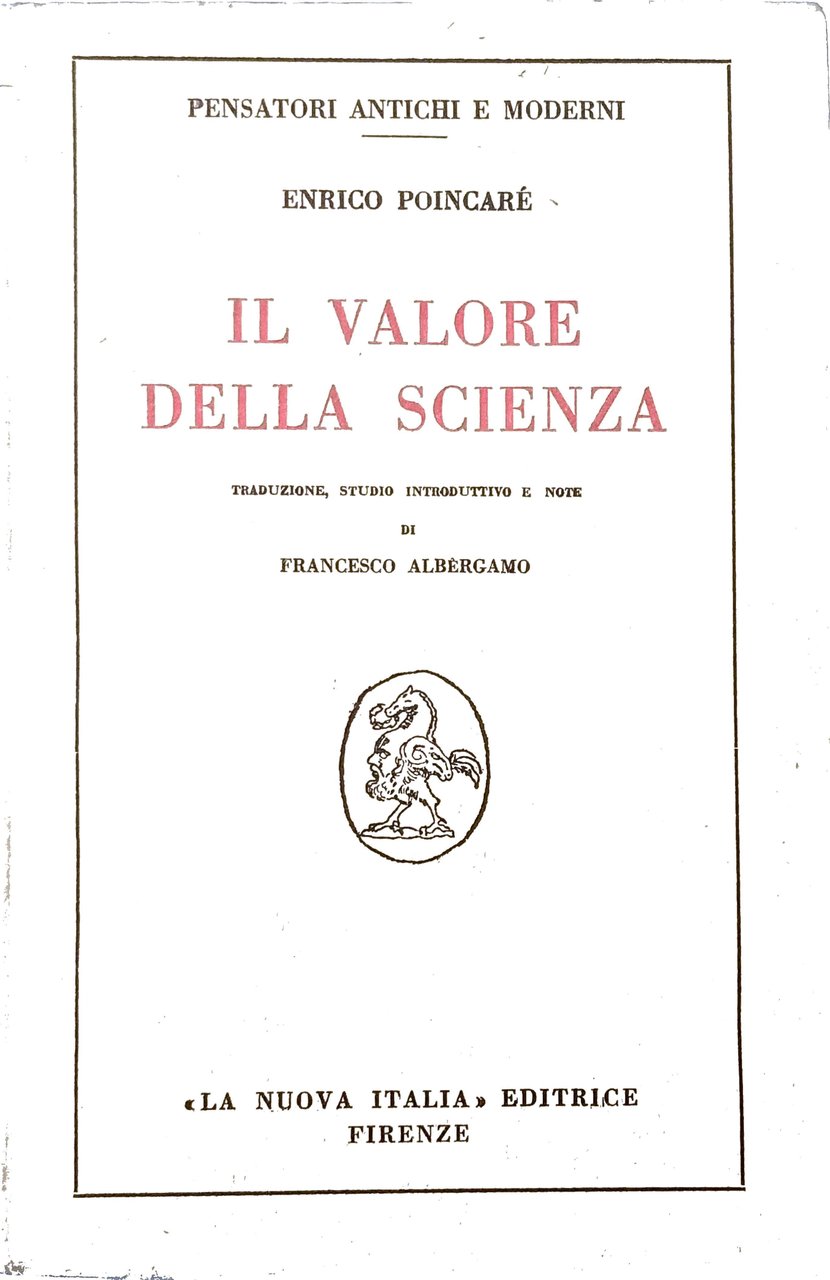 IL VALORE DELLA SCIENZA. - Traduzione, studio introduttivo e note … | Immagine principale