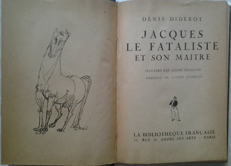 JACQUES LE FATALISTE ET SON MAÎTRE.