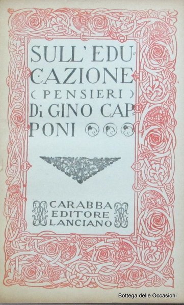 L'ANIMA DELL'UOMO E SEBASTIANO MELMOTH.