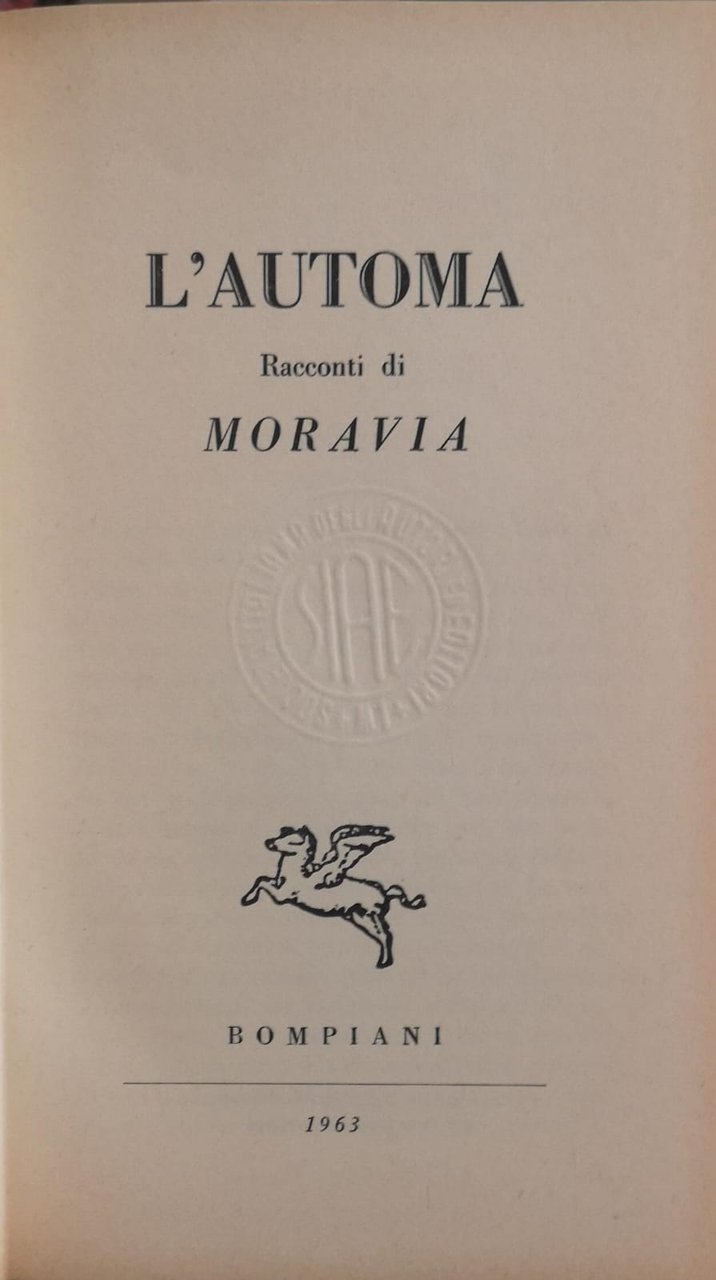 L'AUTOMA. | Immagine principale