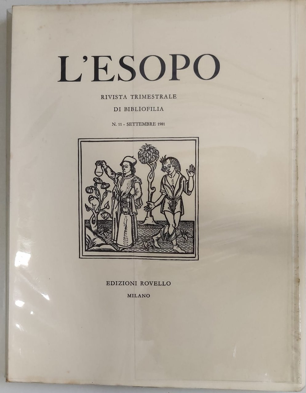L'ESOPO. Numero 11 settembre 1981. - Rivista Trimestrale di Bibliofilia.