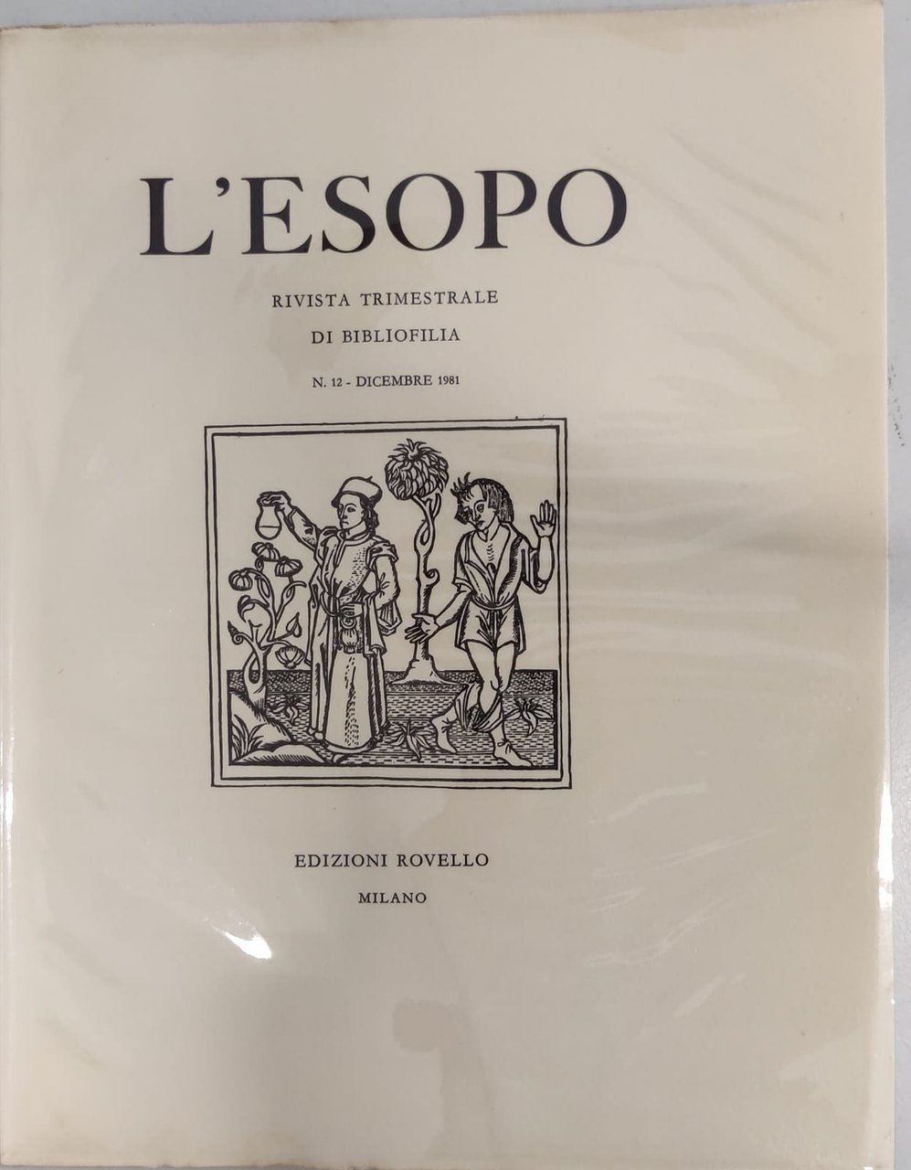 L'ESOPO. Numero 12 dicembre 1981. - Rivista Trimestrale di Bibliofilia.