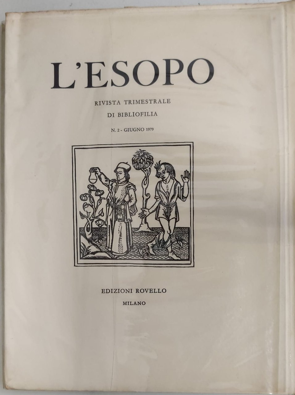 L'ESOPO. Numero 2 giugno 1979. - Rivista Trimestrale di Bibliofilia. | Immagine principale