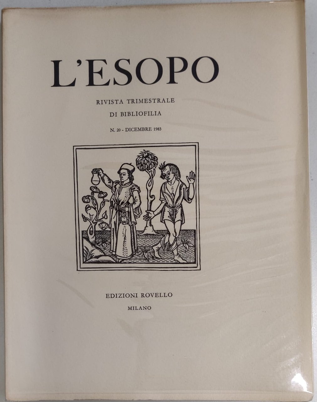 L'ESOPO. Numero 20 dicembre 1983. - Rivista Trimestrale di Bibliofilia. | Immagine principale