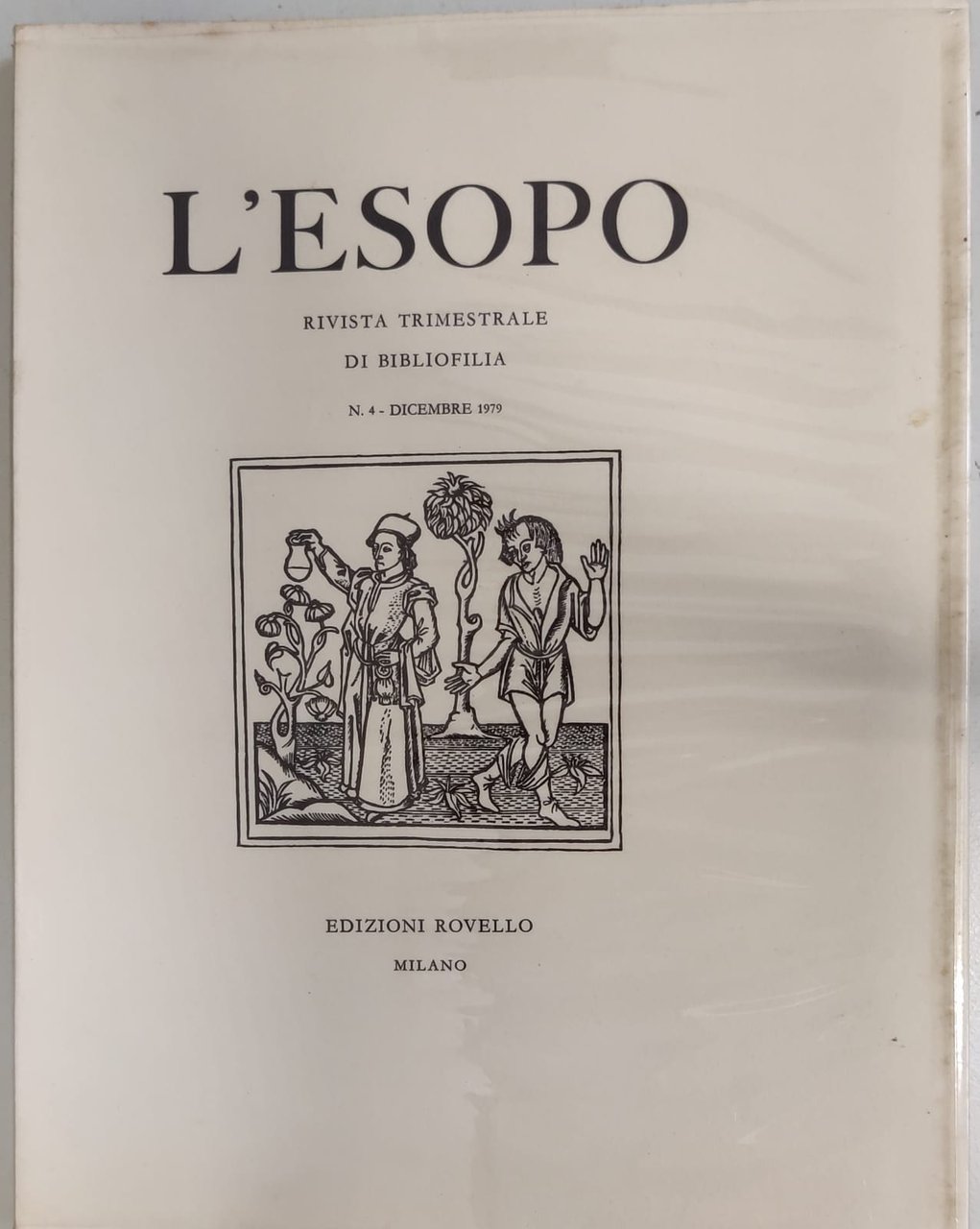 L'ESOPO. Numero 4 marzo 1980. - Rivista Trimestrale di Bibliofilia. | Immagine principale