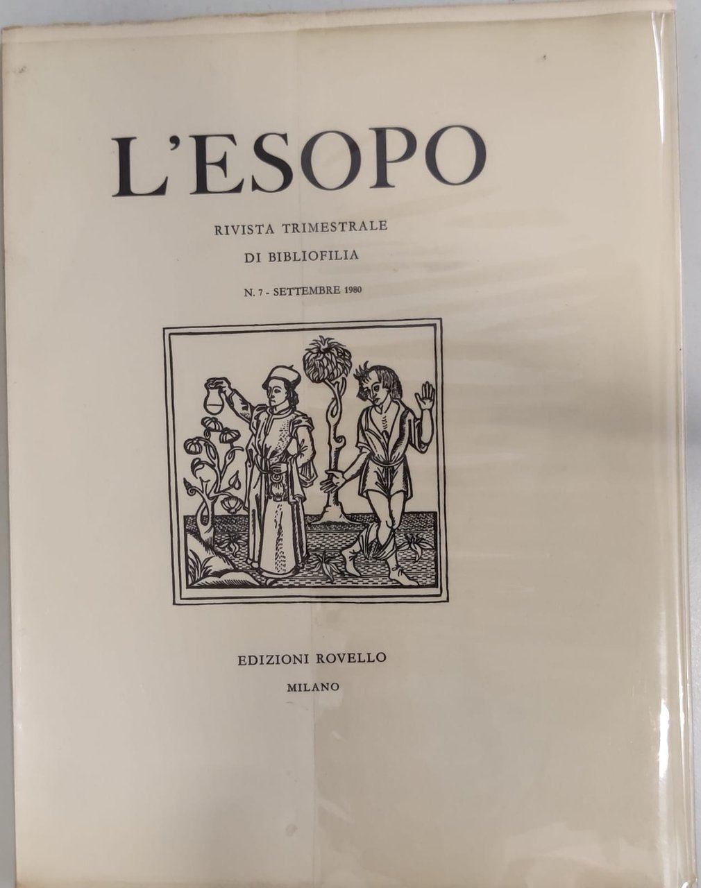 L'ESOPO. Numero 7 settembre 1980. - Rivista Trimestrale di Bibliofilia.