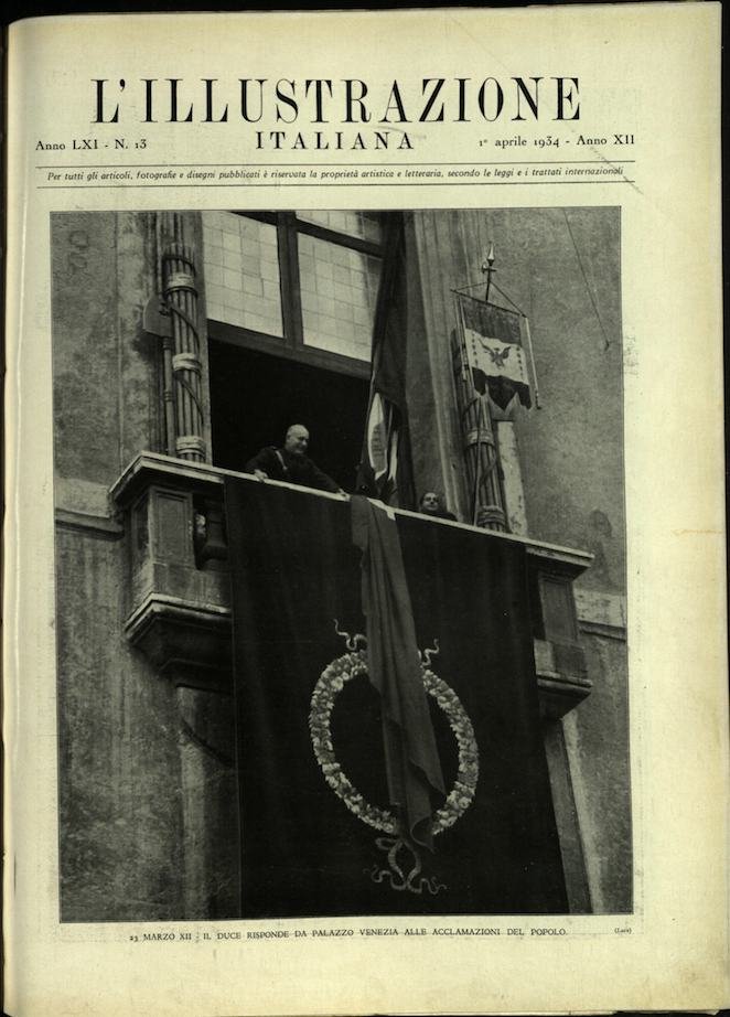 L'ILLUSTRAZIONE ITALIANA. 1 Aprile 1934. Anno 61 - N. 13. | Immagine principale