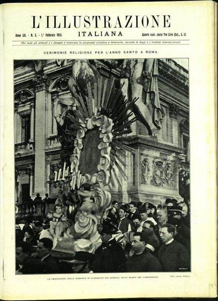 L'ILLUSTRAZIONE ITALIANA 1 Febbraio 1925 Anno LII - N. 5.