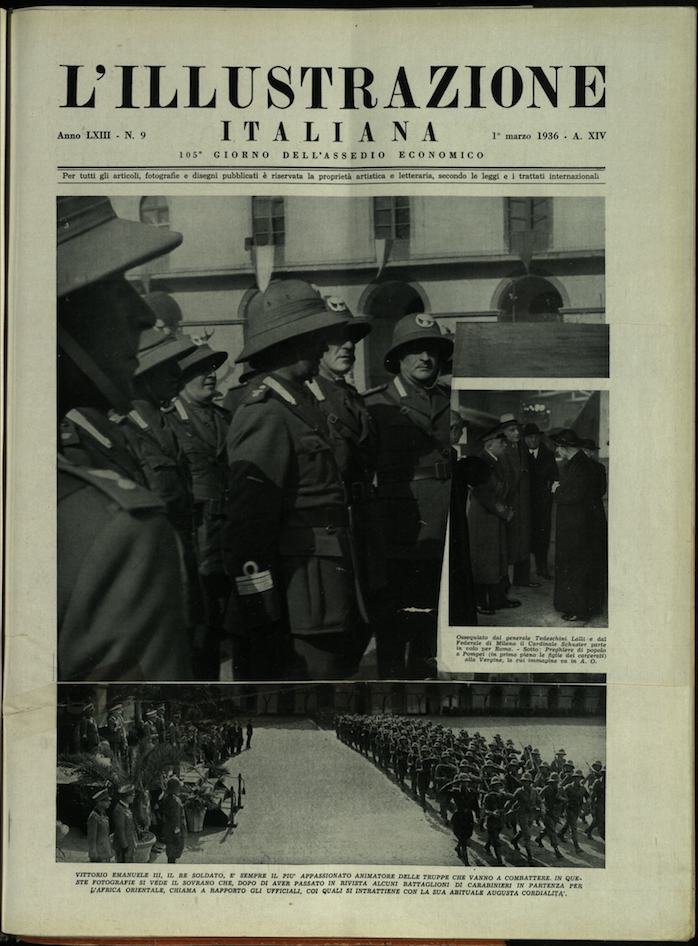 L'ILLUSTRAZIONE ITALIANA. 1 Marzo 1936. Anno 63 - N. 9. | Immagine principale