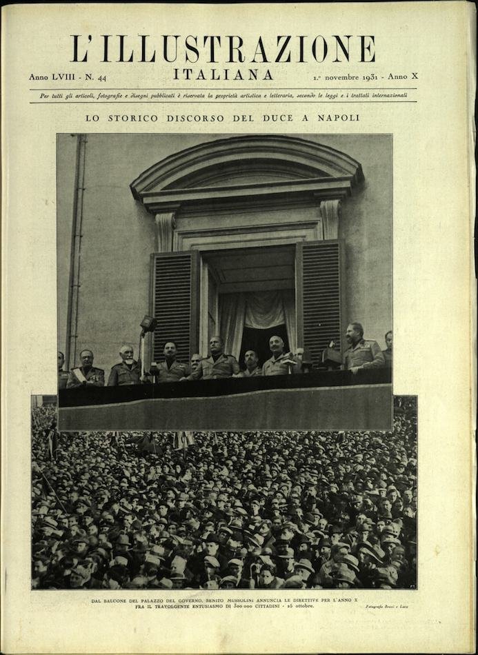 L'ILLUSTRAZIONE ITALIANA. 1 Novembre 1931. Anno 58 - N. 44.