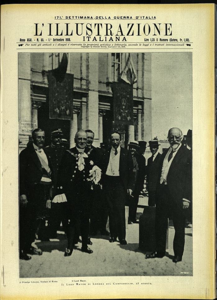 L'ILLUSTRAZIONE ITALIANA. 1 Settembre 1918. Anno XLV - N. 35. | Immagine principale