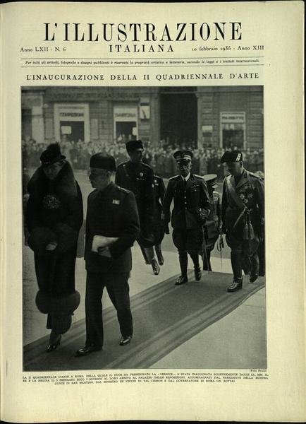 L'ILLUSTRAZIONE ITALIANA. 10 Febbraio 1935. Anno 62 - N. 6.