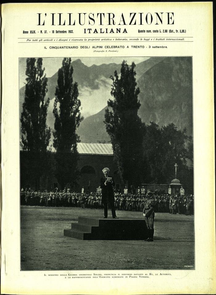 L'ILLUSTRAZIONE ITALIANA. 10 Settembre 1922. Anno XLIX - N. 37. | Immagine principale