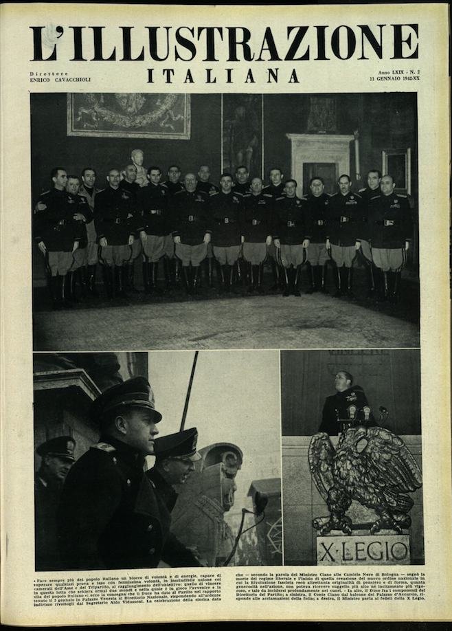 L'ILLUSTRAZIONE ITALIANA. 11 Gennaio 1942. Anno 69 - N. 2.