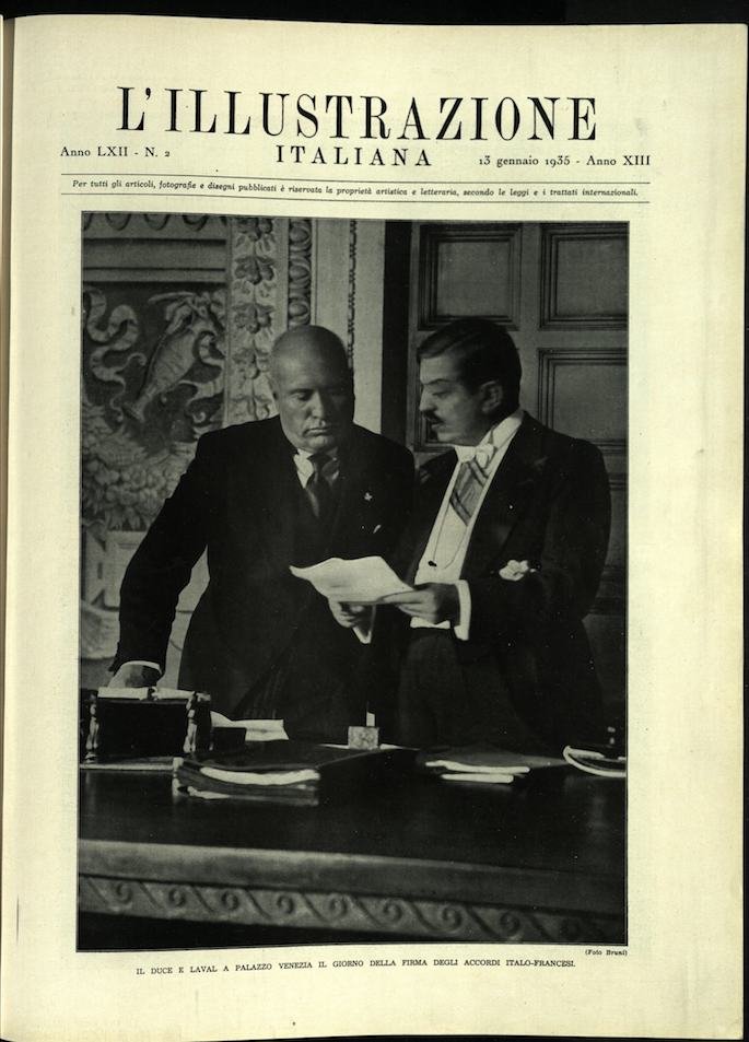 L'ILLUSTRAZIONE ITALIANA. 13 Gennaio 1935. Anno 62 - N. 2. | Immagine principale