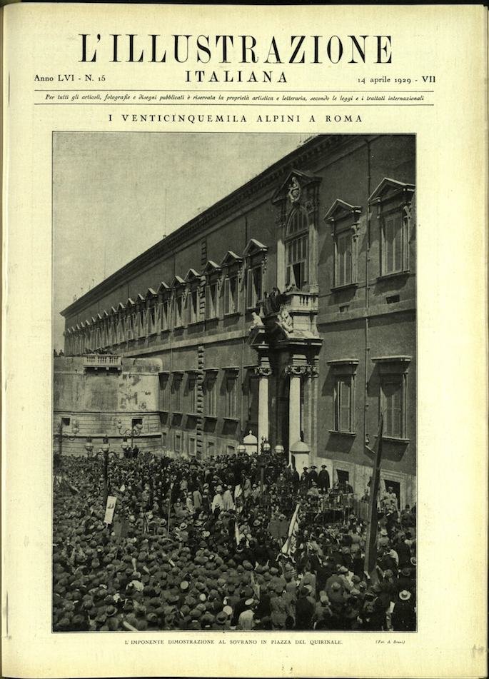 L'ILLUSTRAZIONE ITALIANA. 14 Aprile 1929. Anno 56 - N. 15. | Immagine principale