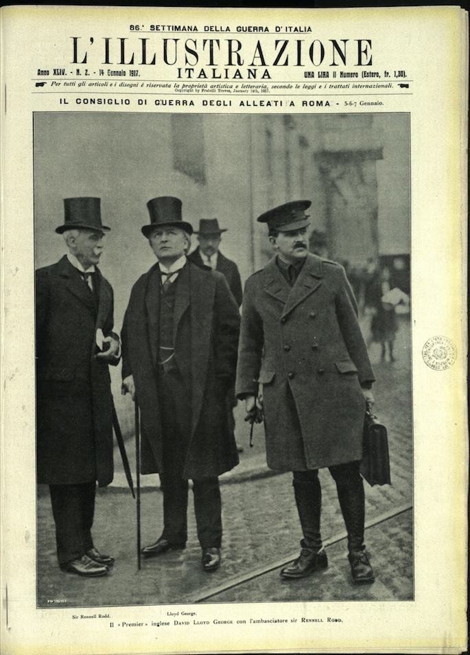 L'ILLUSTRAZIONE ITALIANA. 14 Gennaio 1917. Anno XLIV - N. 2. | Immagine principale