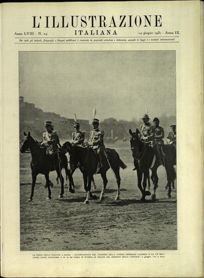 L'ILLUSTRAZIONE ITALIANA. 14 Giugno 1931. Anno 58 - N. 24. | Immagine principale