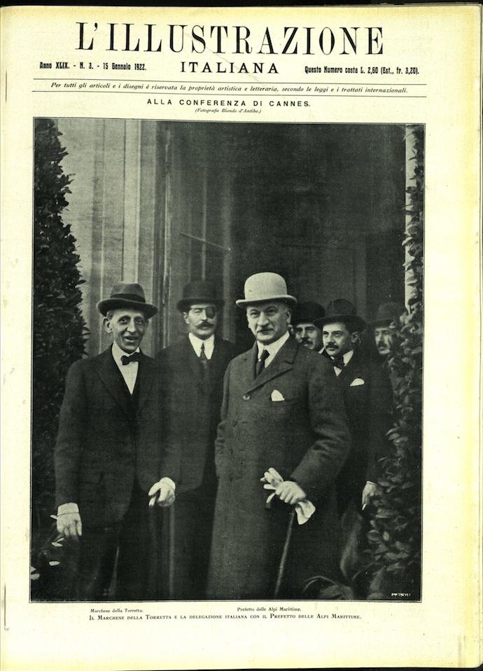L'ILLUSTRAZIONE ITALIANA. 15 Gennaio 1922. Anno XLIX - N. 3. | Immagine principale