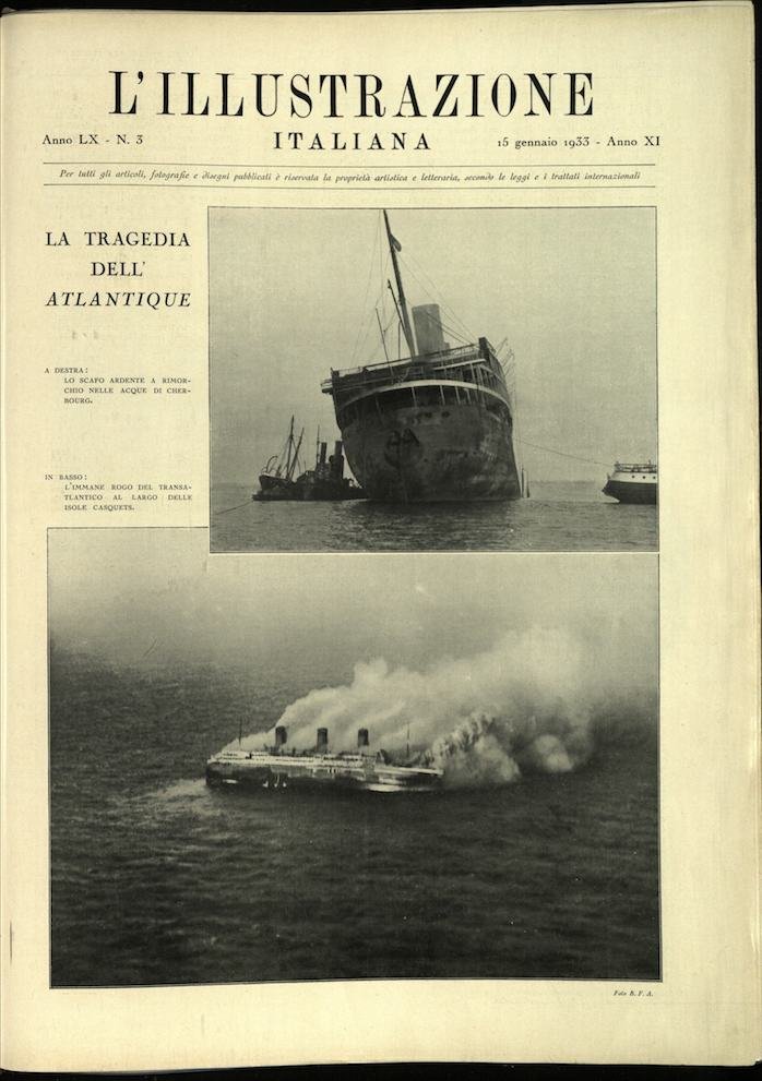 L'ILLUSTRAZIONE ITALIANA. 15 Gennaio 1933. Anno 60 - N. 3. | Immagine principale