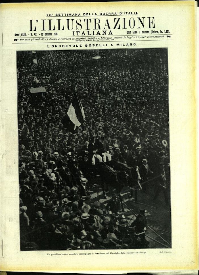 L'ILLUSTRAZIONE ITALIANA. 15 Ottobre 1916. Anno XLIII - N. 42. | Immagine principale