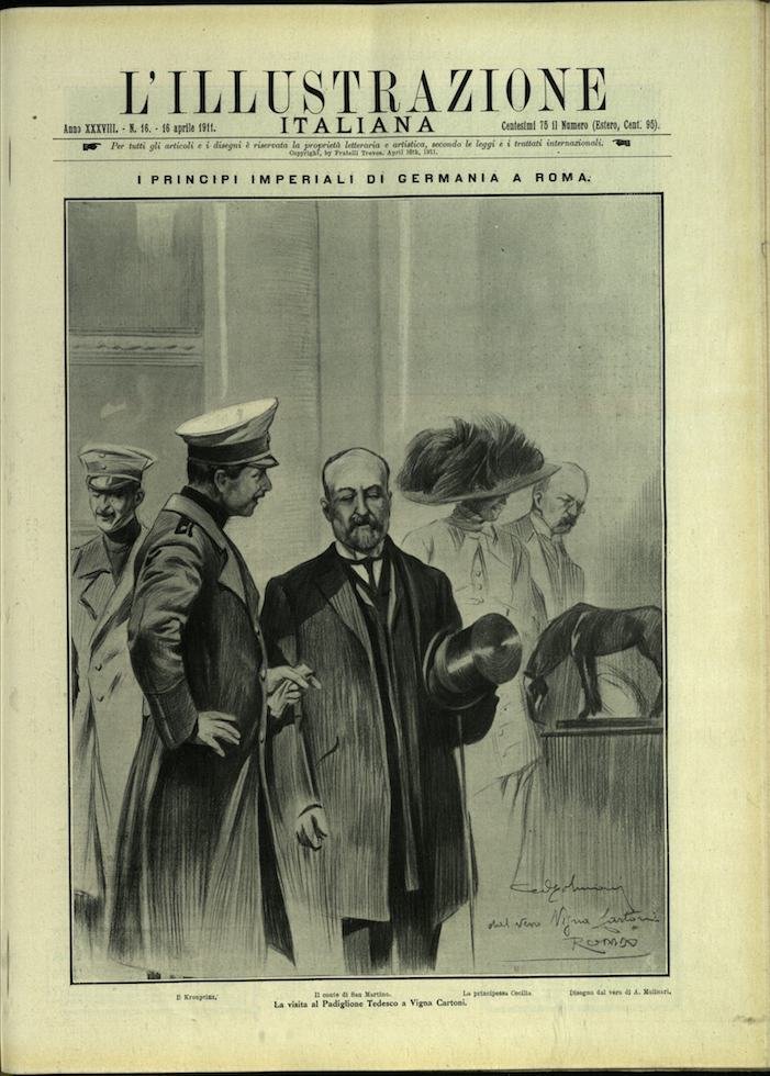 L'ILLUSTRAZIONE ITALIANA. 16 Aprile 1911. Anno XXXVIII - N. 16. | Immagine principale
