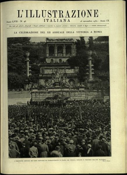 L'ILLUSTRAZIONE ITALIANA. 16 Novembre 1930. Anno 57 - N. 46.