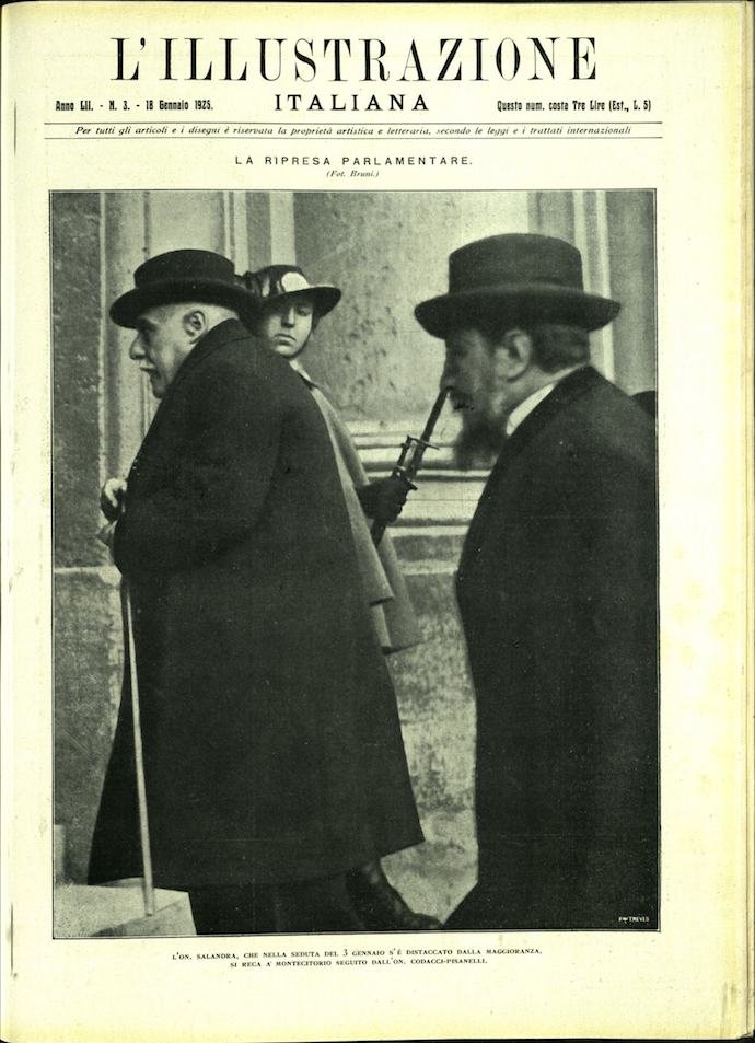 L'ILLUSTRAZIONE ITALIANA. 18 Gennaio 1925 Anno LII - N. 3. | Immagine principale