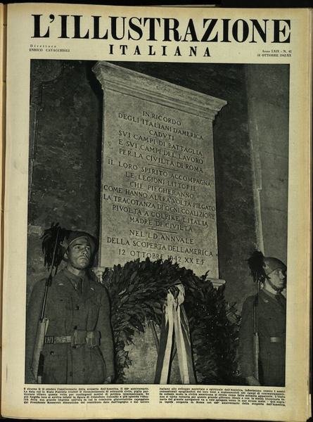 L'ILLUSTRAZIONE ITALIANA. 18 Ottobre 1942. Anno 69 - N. 42.