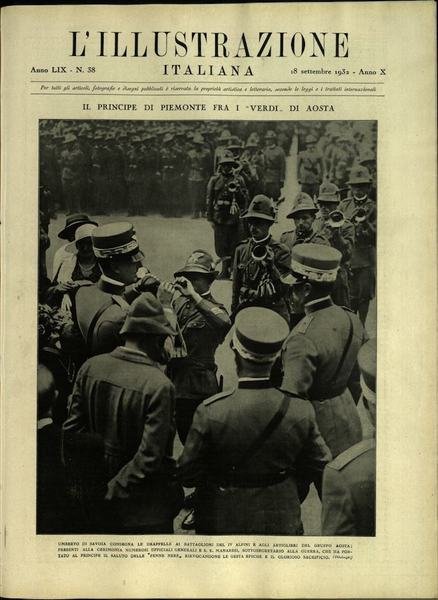L'ILLUSTRAZIONE ITALIANA. 18 Settembre 1932. Anno 59 - N. 38.