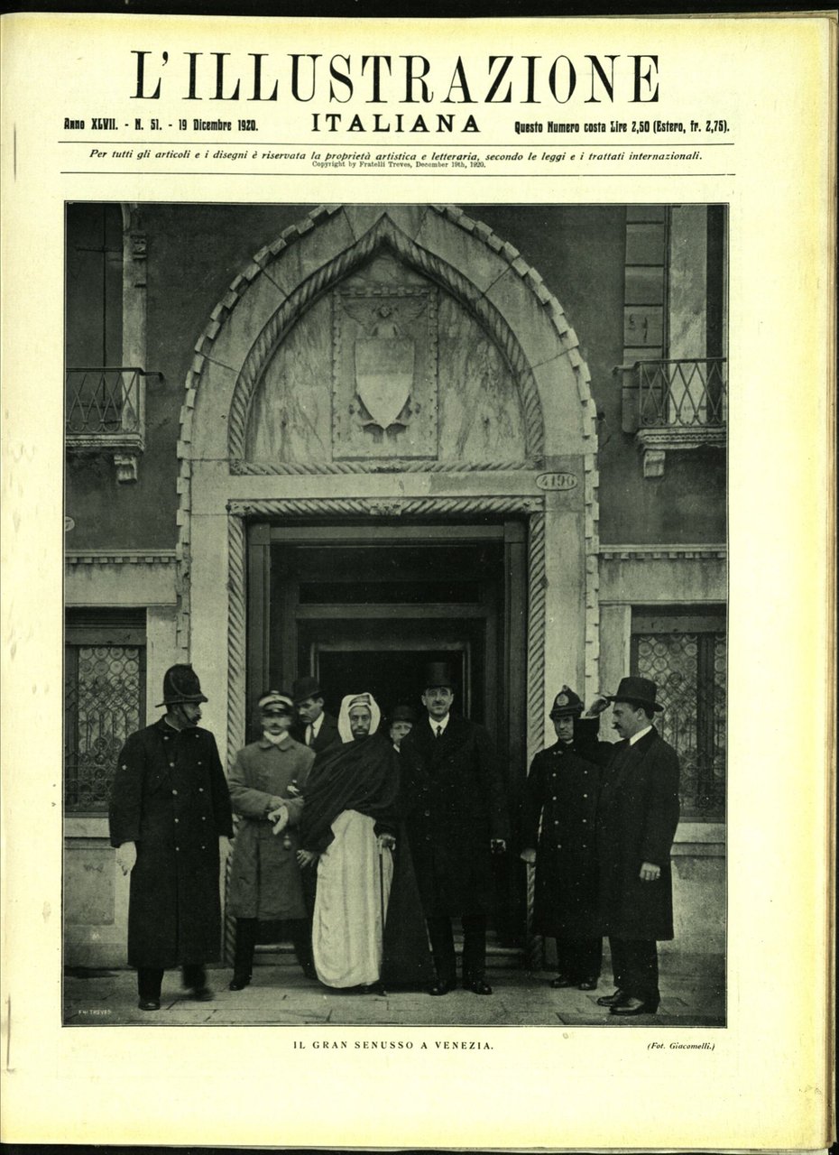 L'ILLUSTRAZIONE ITALIANA. 19 Dicembre 1920. Anno XLVII - N. 51. | Immagine principale