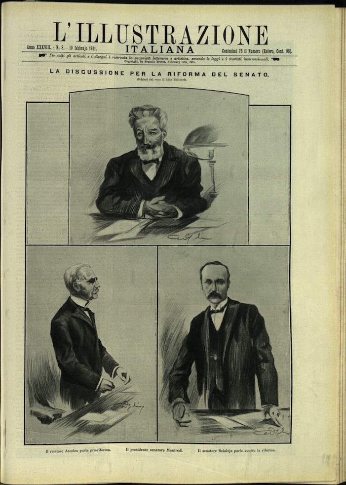 L'ILLUSTRAZIONE ITALIANA. 19 Febbraio 1911. Anno XXXVIII - N. 8.