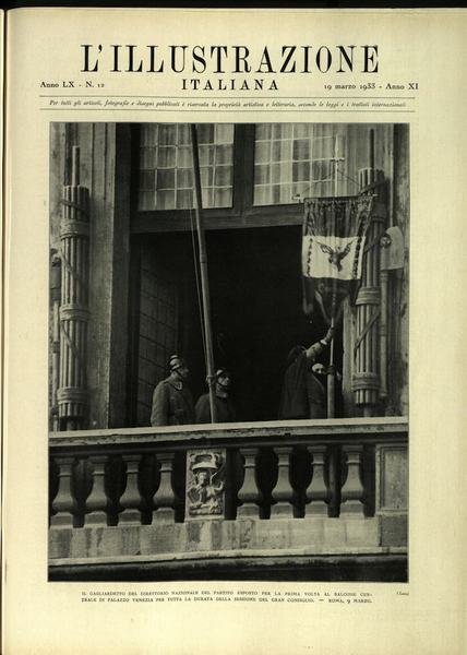 L'ILLUSTRAZIONE ITALIANA. 19 Marzo 1933. Anno 60 - N. 12.
