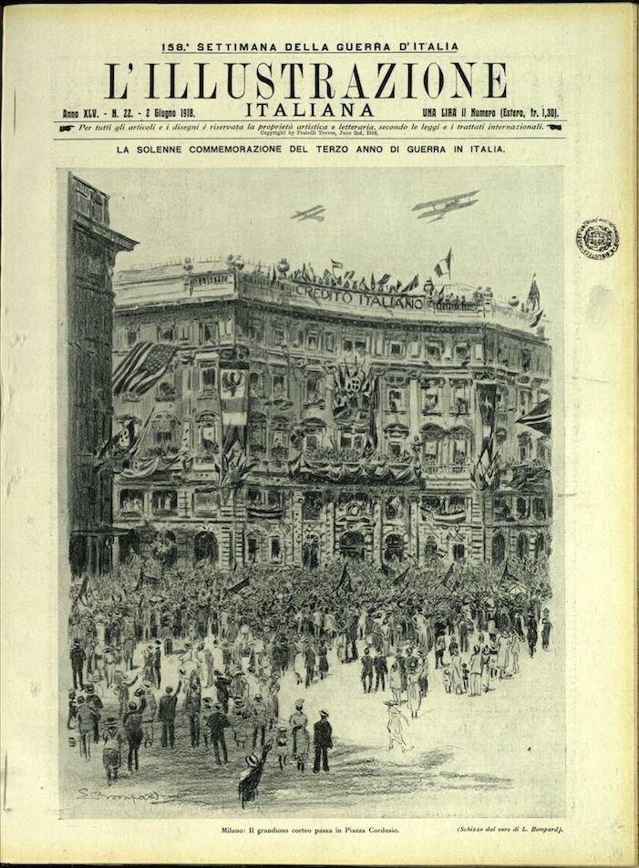L'ILLUSTRAZIONE ITALIANA. 2 Giugno 1918. Anno XLV - N. 22. | Immagine principale