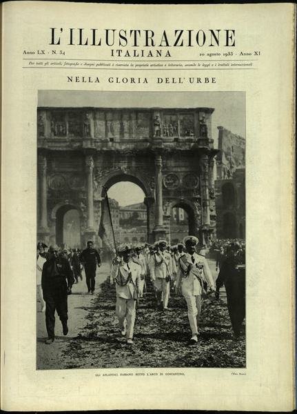 L'ILLUSTRAZIONE ITALIANA. 20 Agosto 1933. Anno 60 - N. 34.