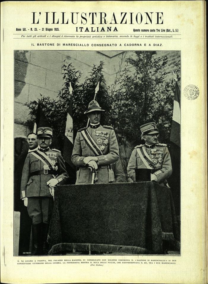 L'ILLUSTRAZIONE ITALIANA. 21 Giugno 1925 Anno LII - N. 25. | Immagine principale