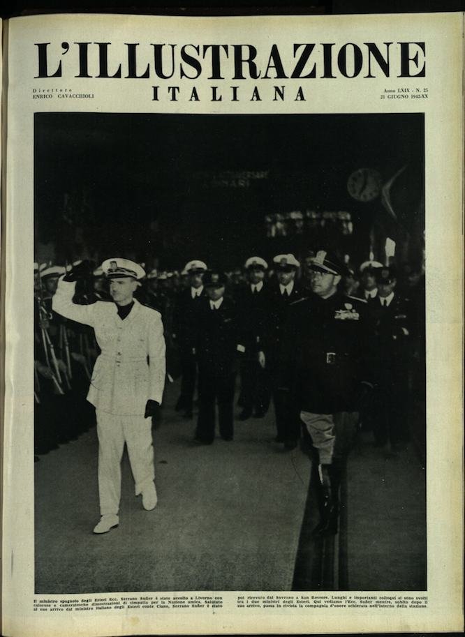 L'ILLUSTRAZIONE ITALIANA. 21 Giugno 1942. Anno 69 - N. 25.