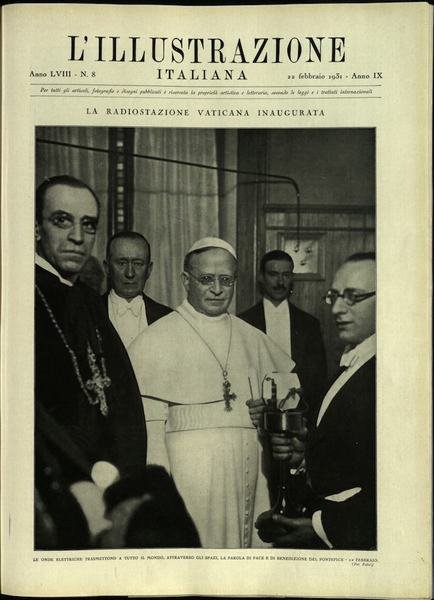 L'ILLUSTRAZIONE ITALIANA. 22 Febbraio 1931. Anno 58 - N. 8.