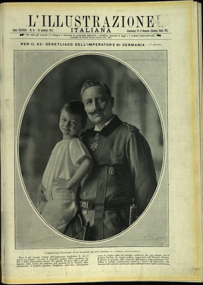 L'ILLUSTRAZIONE ITALIANA. 22 Gennaio 1911. Anno XXXVIII - N. 4. | Immagine principale
