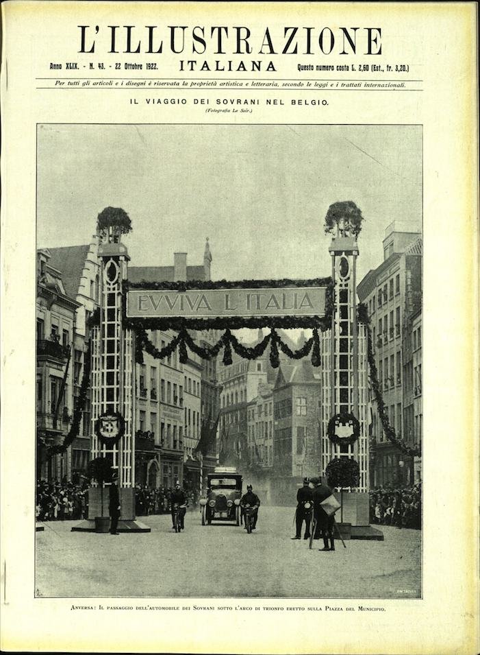 L'ILLUSTRAZIONE ITALIANA. 22 Ottobre 1922. Anno XLIX - N. 43. | Immagine principale