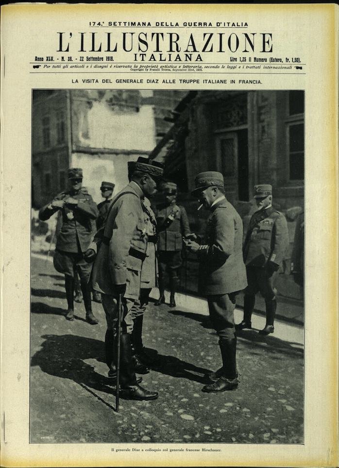 L'ILLUSTRAZIONE ITALIANA. 22 Settembre 1918. Anno XLV - N. 38. | Immagine principale