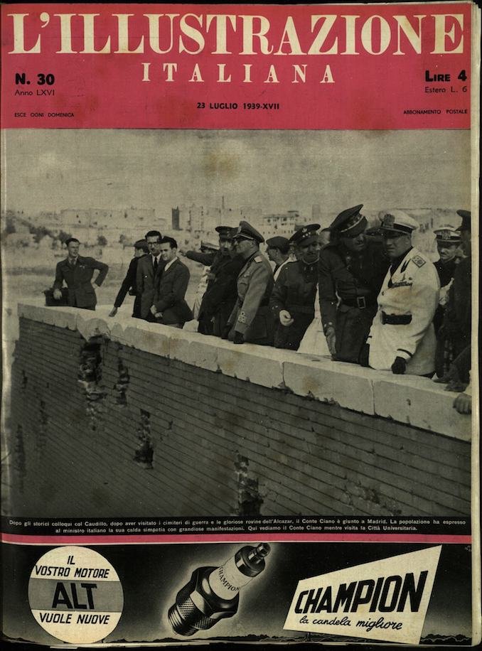 L'ILLUSTRAZIONE ITALIANA. 23 Luglio 1939. Anno 66 - N. 30. | Immagine principale