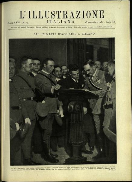 L'ILLUSTRAZIONE ITALIANA. 23 Novembre 1930. Anno 57 - N. 47.