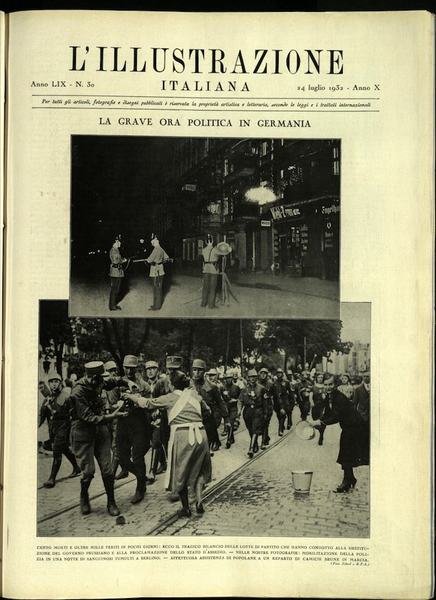 L'ILLUSTRAZIONE ITALIANA. 24 Luglio 1932. Anno 59 - N. 30.