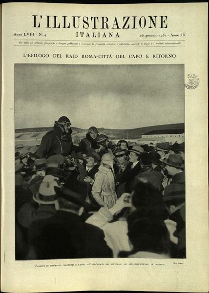 L'ILLUSTRAZIONE ITALIANA. 25 Gennaio 1931. Anno 58 - N. 4.